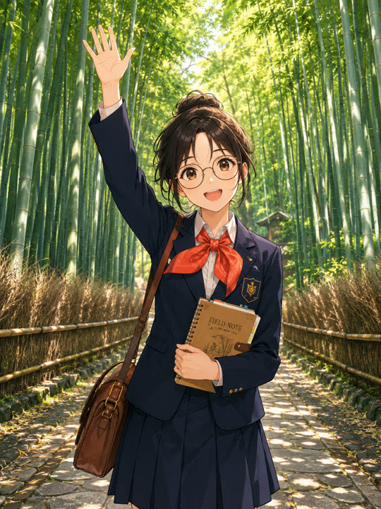 Aoi, the guide of Field Notes Japan