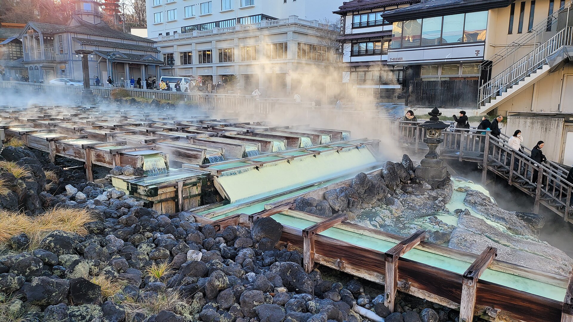 Kusatsu Onsen's Yubatake
